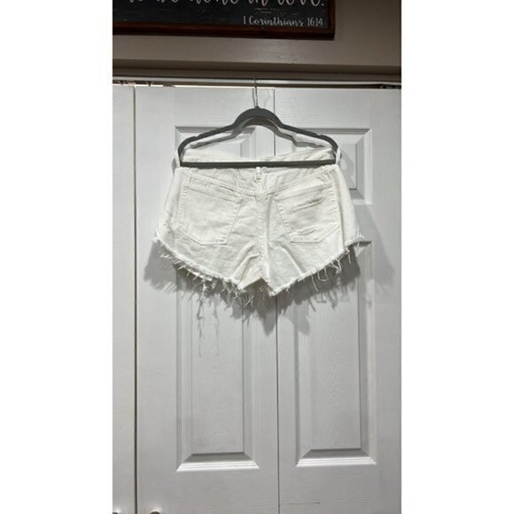 We the Free Loving Good Vibrations Cutoff Denim Shorts FREE PEOPLE - Picture 4 of 4